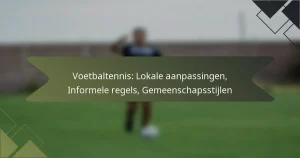 Voetbaltennis: Lokale aanpassingen, Informele regels, Gemeenschapsstijlen